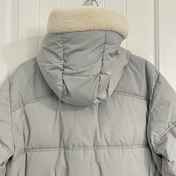 NWT Noize Vegan Aberdeen Mid-Length Puffer Winter Jacket in Sky Blue - Picture 11 of 16